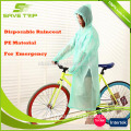 China supprier custom printed disposable raincoat for bike
